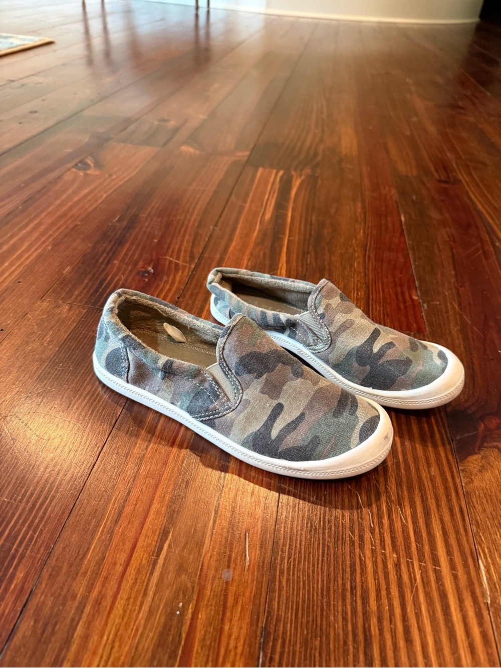Women’s Camo Slip-On Sneakers